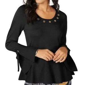 Thalia Sodi black knit top